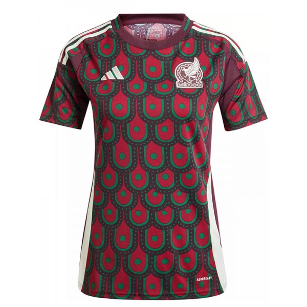 Mexico maglia femminile casalinga prima divisa da calcio femminile maglia sportiva da calcio per abbigliamento sportivo da donna 2024-2025